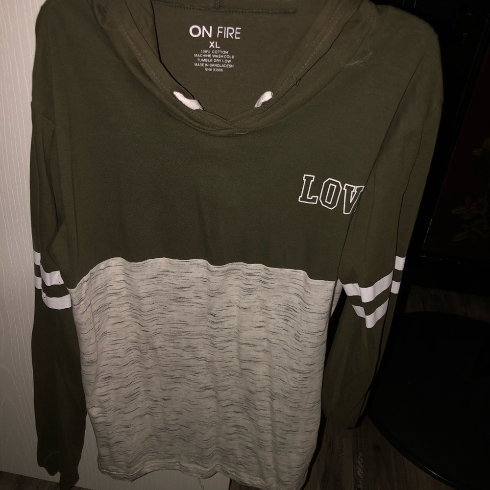 Brand new on fire sweater